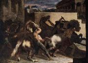 Theodore Gericault Riderless Horse Races oil on canvas